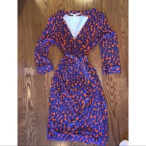 DVF Diane Von Furstenberg Silk Wrap Dress